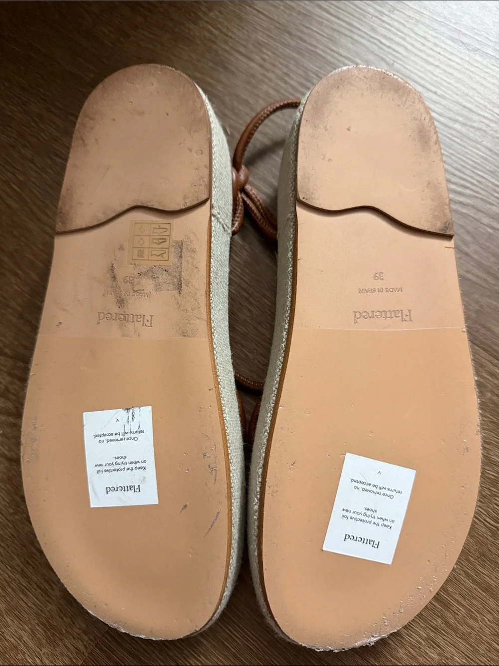 Flattered Brown Thick Slides - EU Size 39Women’s Brown Strappy Knot Sandals